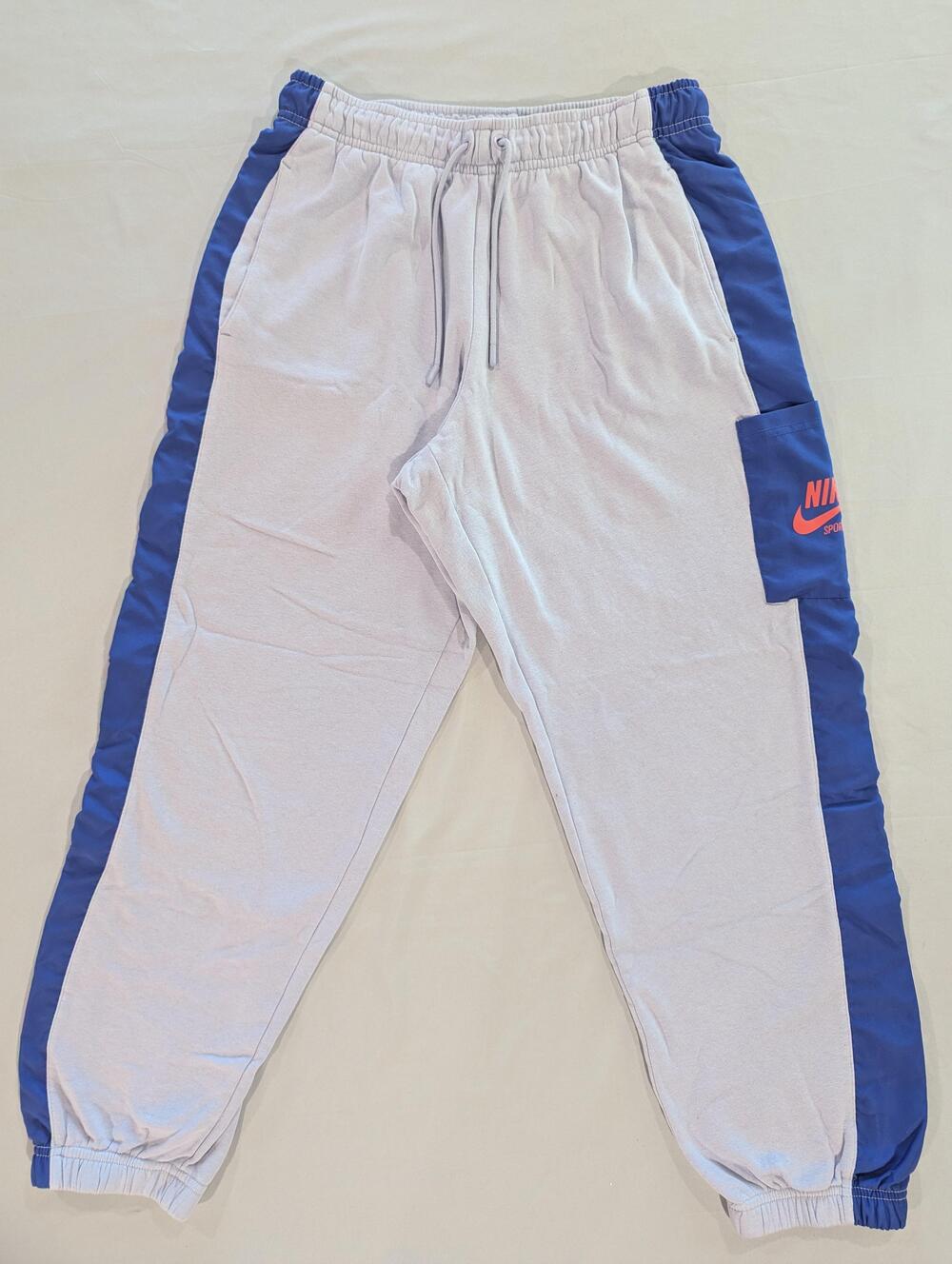 Nike Sweatpants Mens S Purple French Terry Joggers Elastic Waist Pockets